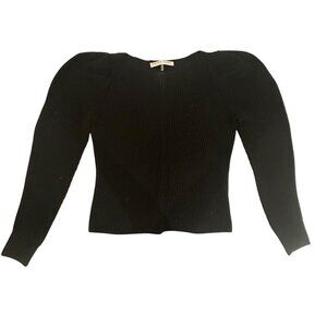 TRINA TURK Black Merino Wool Sweater- Size M